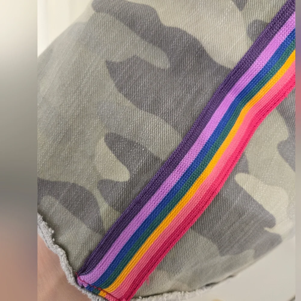 The Children's Place Camo Rainbow Stripe Skirt Size 14